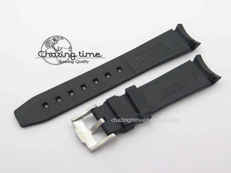 RubberB Red Line Rubber Strap With Tang Buckle For Submariner