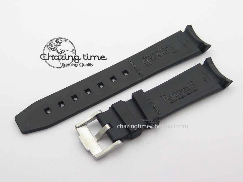 RubberB Red Line Rubber Strap With Tang Buckle For Submariner