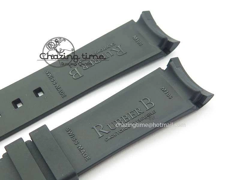 RubberB Red Line Rubber Strap With Tang Buckle For Submariner