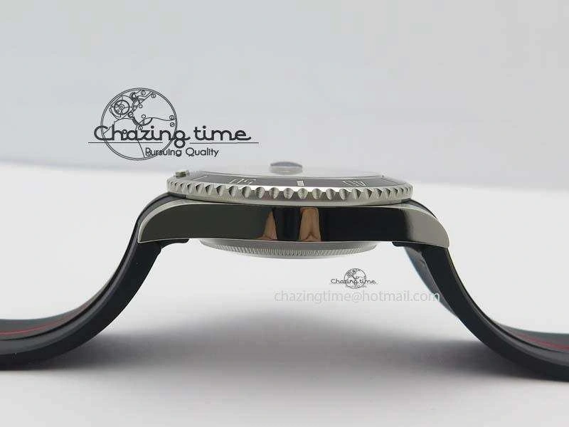 RubberB Red Line Rubber Strap With Tang Buckle For Submariner