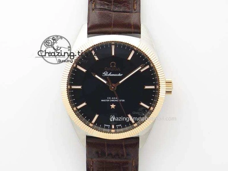 SEAMASTER 300M 43.5MM BLACK CERAMIC VSF 1:1 BEST EDITION BLACK DIAL ON BLACK RUBBER STRAP A8806