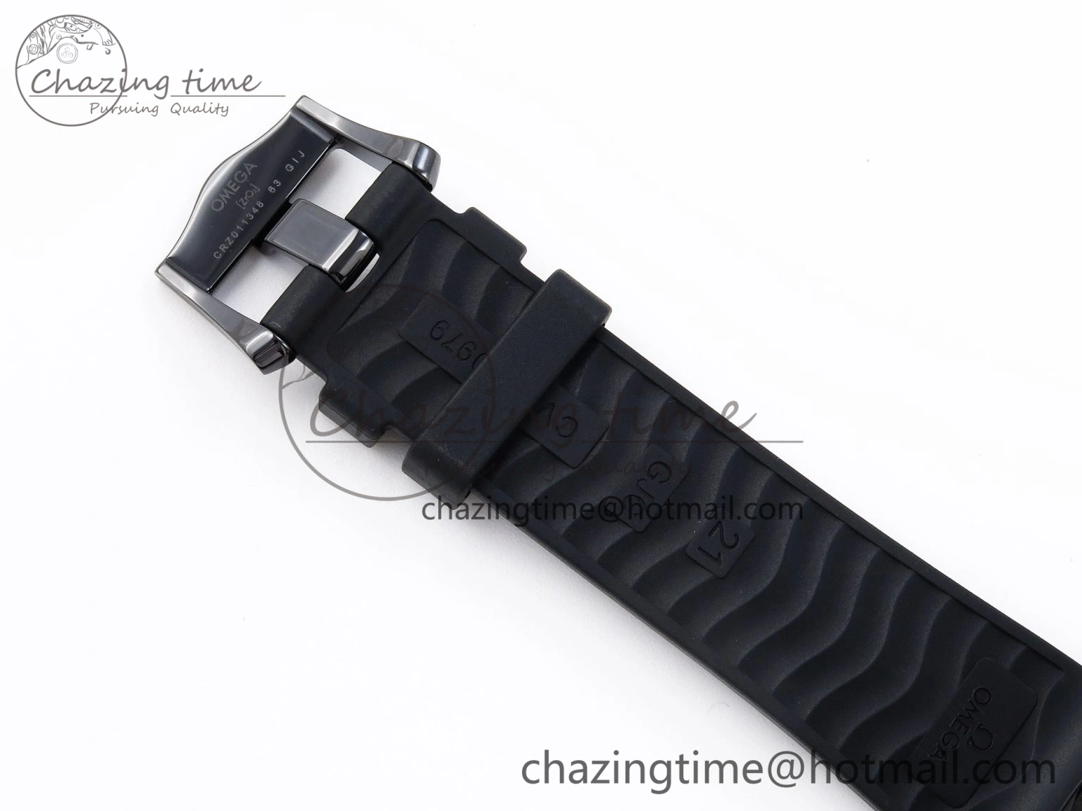 SEAMASTER 300M 43.5MM BLACK CERAMIC VSF 1:1 BEST EDITION BLACK DIAL ON BLACK RUBBER STRAP A8806