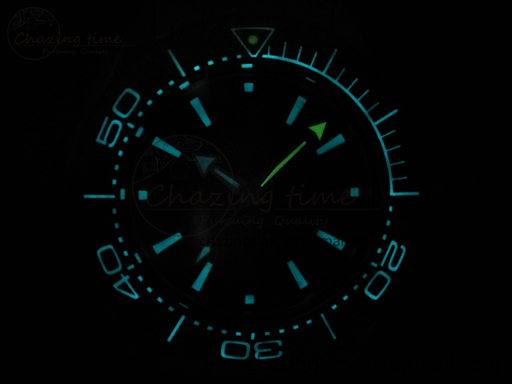 SEAMASTER 6000M ULTRA DEEP SS VSF 1:1 BEST EDITION BROWN DIAL ORANGE BEZEL ON SS BRACELET A8912 SUPER CLONE