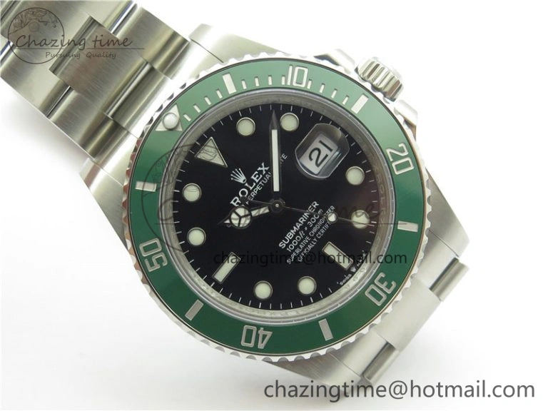 SUBMARINER 41MM 126610 LV KERMIT 904L STEEL GMF 1:1 BEST EDITION A3235