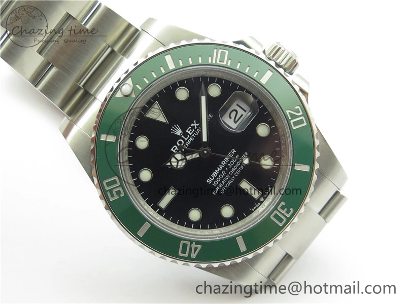 SUBMARINER 41MM 126610 LV KERMIT 904L STEEL GMF 1:1 BEST EDITION A3235