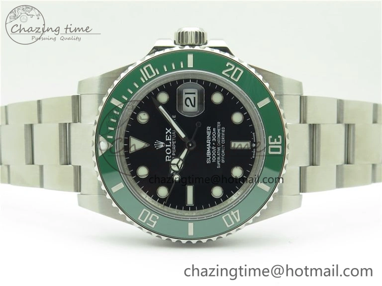 SUBMARINER 41MM 126610 LV KERMIT 904L STEEL GMF 1:1 BEST EDITION A3235