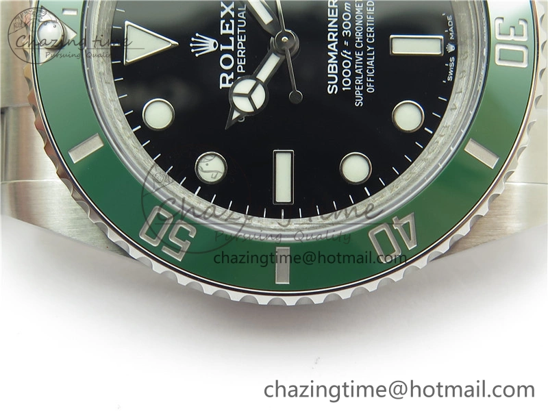 SUBMARINER 41MM 126610 LV KERMIT 904L STEEL GMF 1:1 BEST EDITION A3235