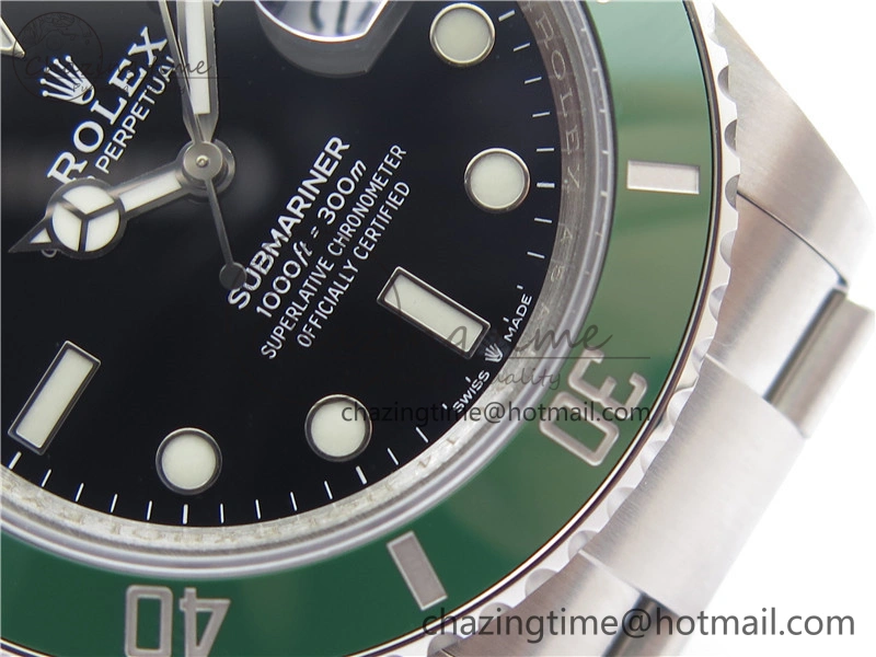 SUBMARINER 41MM 126610 LV KERMIT 904L STEEL GMF 1:1 BEST EDITION A3235
