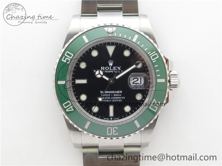 SUBMARINER 41MM 126610 LV KERMIT 904L STEEL GMF 1:1 BEST EDITION A3235