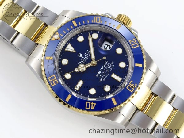 SUBMARINER 41MM 126613 LB SS YG BLUE CERAMIC 904L STEEL GMF 1:1 BEST EDITION VR3235