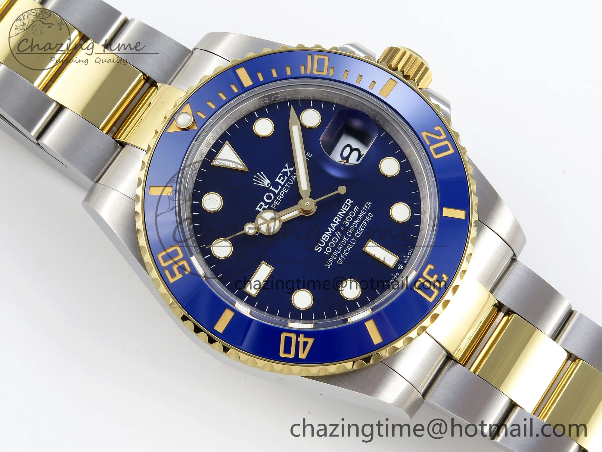 SUBMARINER 41MM 126613 LB SS YG BLUE CERAMIC 904L STEEL GMF 1:1 BEST EDITION VR3235