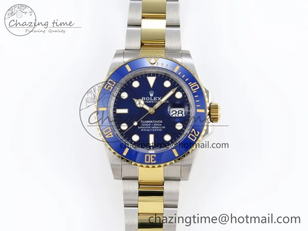 SUBMARINER 41MM 126613 LB SS YG BLUE CERAMIC 904L STEEL GMF 1:1 BEST EDITION VR3235