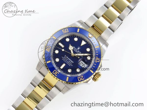 SUBMARINER 41MM 126613 LB SS YG BLUE CERAMIC 904L STEEL GMF 1:1 BEST EDITION VR3235