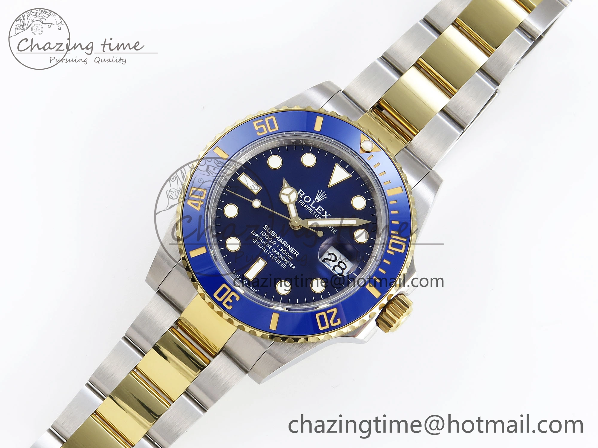 SUBMARINER 41MM 126613 LB SS YG BLUE CERAMIC 904L STEEL GMF 1:1 BEST EDITION VR3235