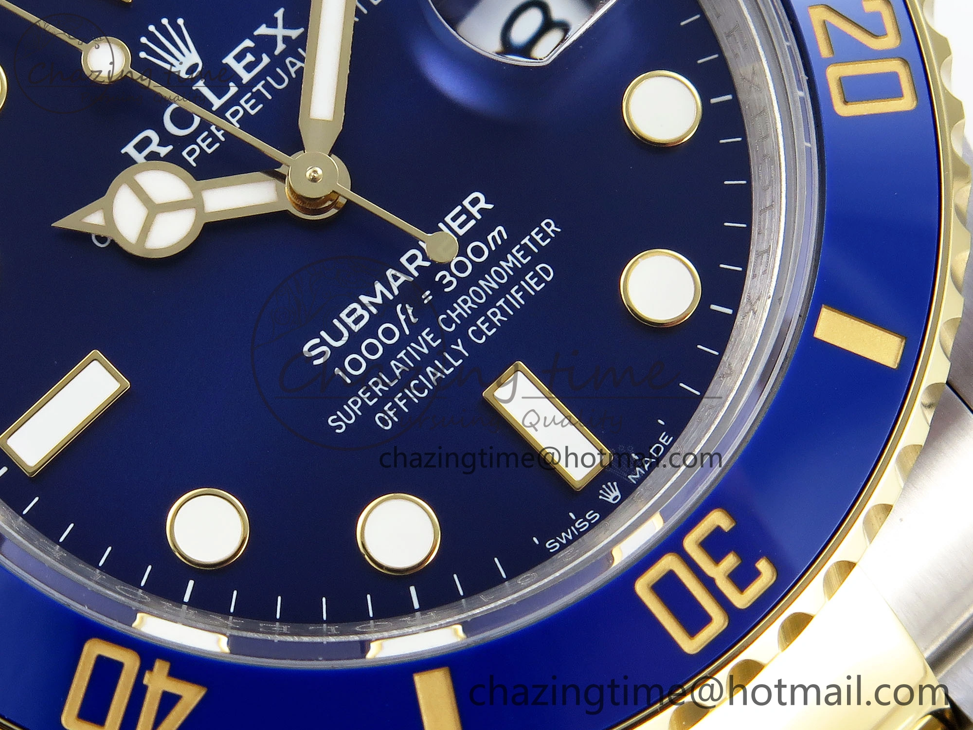 SUBMARINER 41MM 126613 LB SS YG BLUE CERAMIC 904L STEEL GMF 1:1 BEST EDITION VR3235