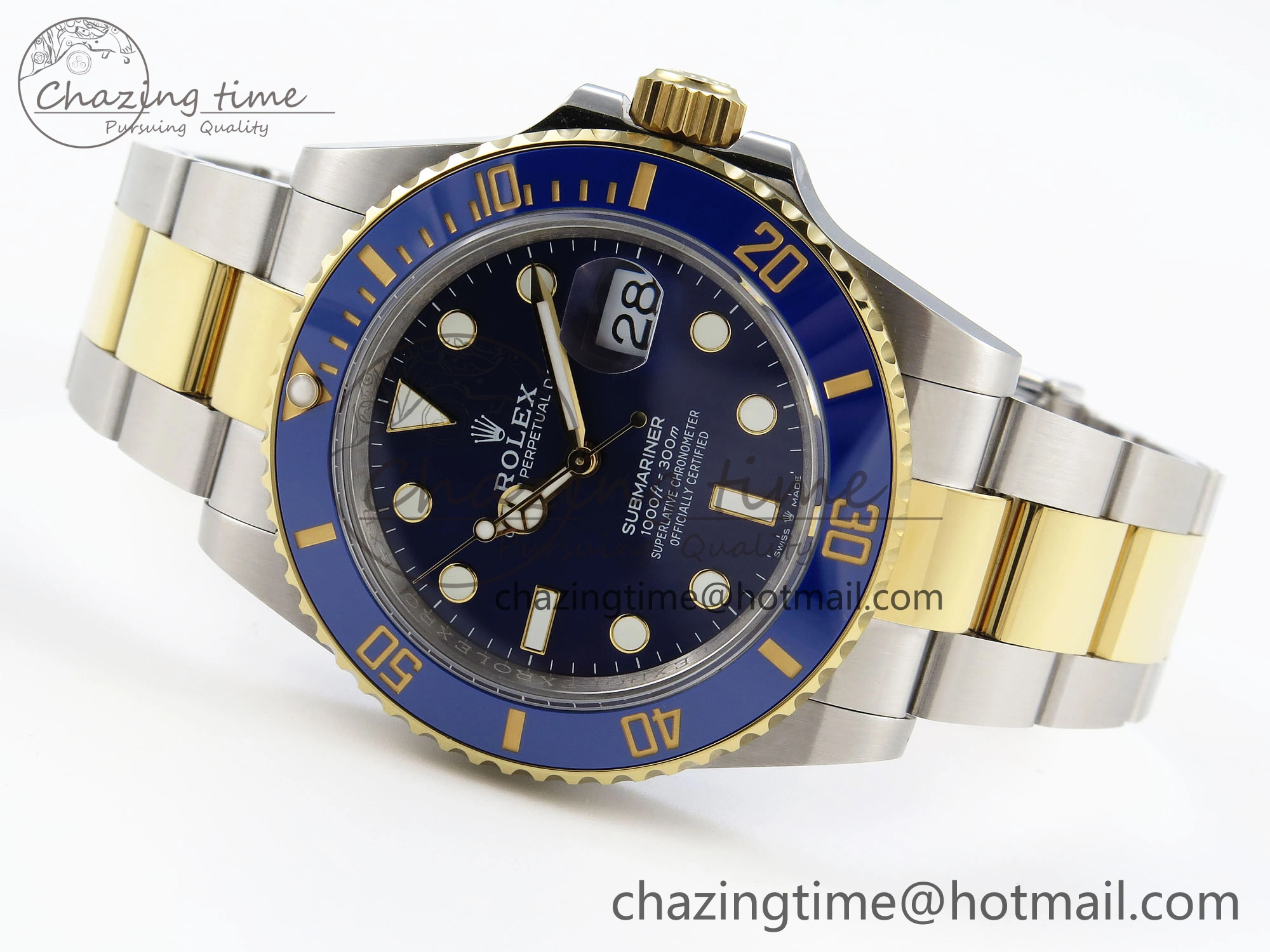 SUBMARINER 41MM 126613 LB SS YG BLUE CERAMIC 904L STEEL GMF 1:1 BEST EDITION VR3235