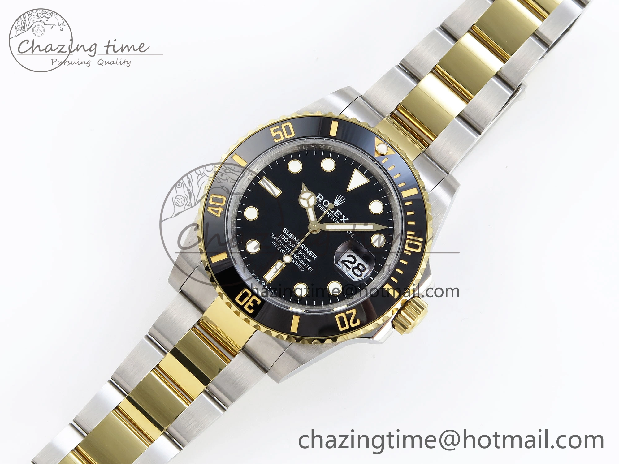 SUBMARINER 41MM 126613 LN SS YG BLACK CERAMIC 904L STEEL GMF 1:1 BEST EDITION VR3235