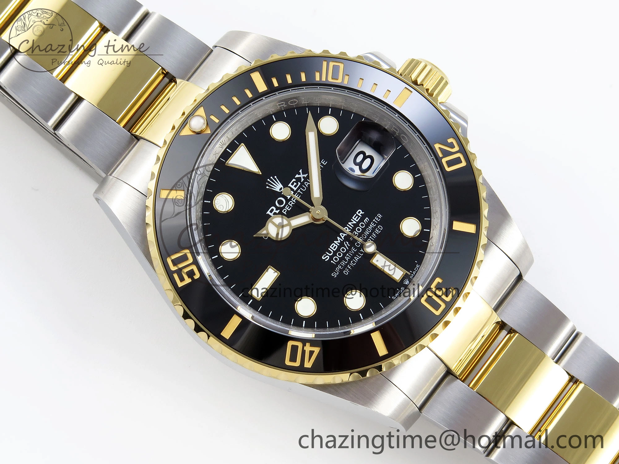 SUBMARINER 41MM 126613 LN SS YG BLACK CERAMIC 904L STEEL GMF 1:1 BEST EDITION VR3235