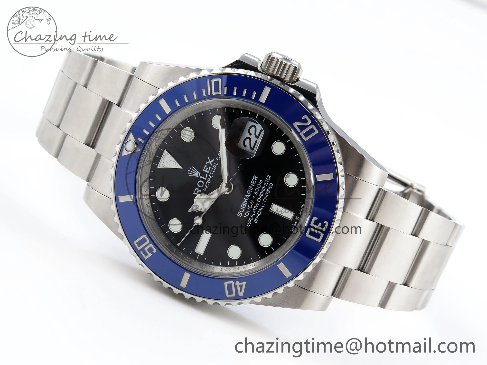 SUBMARINER 41MM 126619 LB BLUE CERAMIC 904L STEEL GMF 1:1 BEST EDITION VR3235