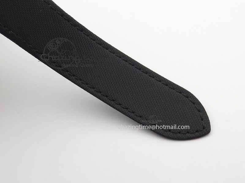Santos 100 38mm DLC Best Edition Black Dial On Nylon Strap A2824