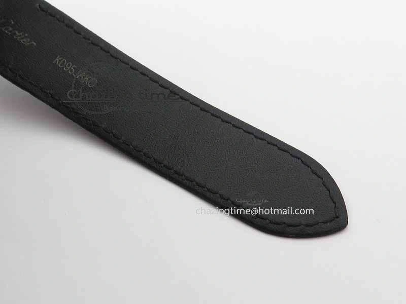 Santos 100 38mm DLC Best Edition Black Dial On Nylon Strap A2824