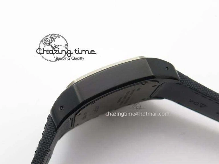 Santos 100 38mm DLC Black Dial A2824