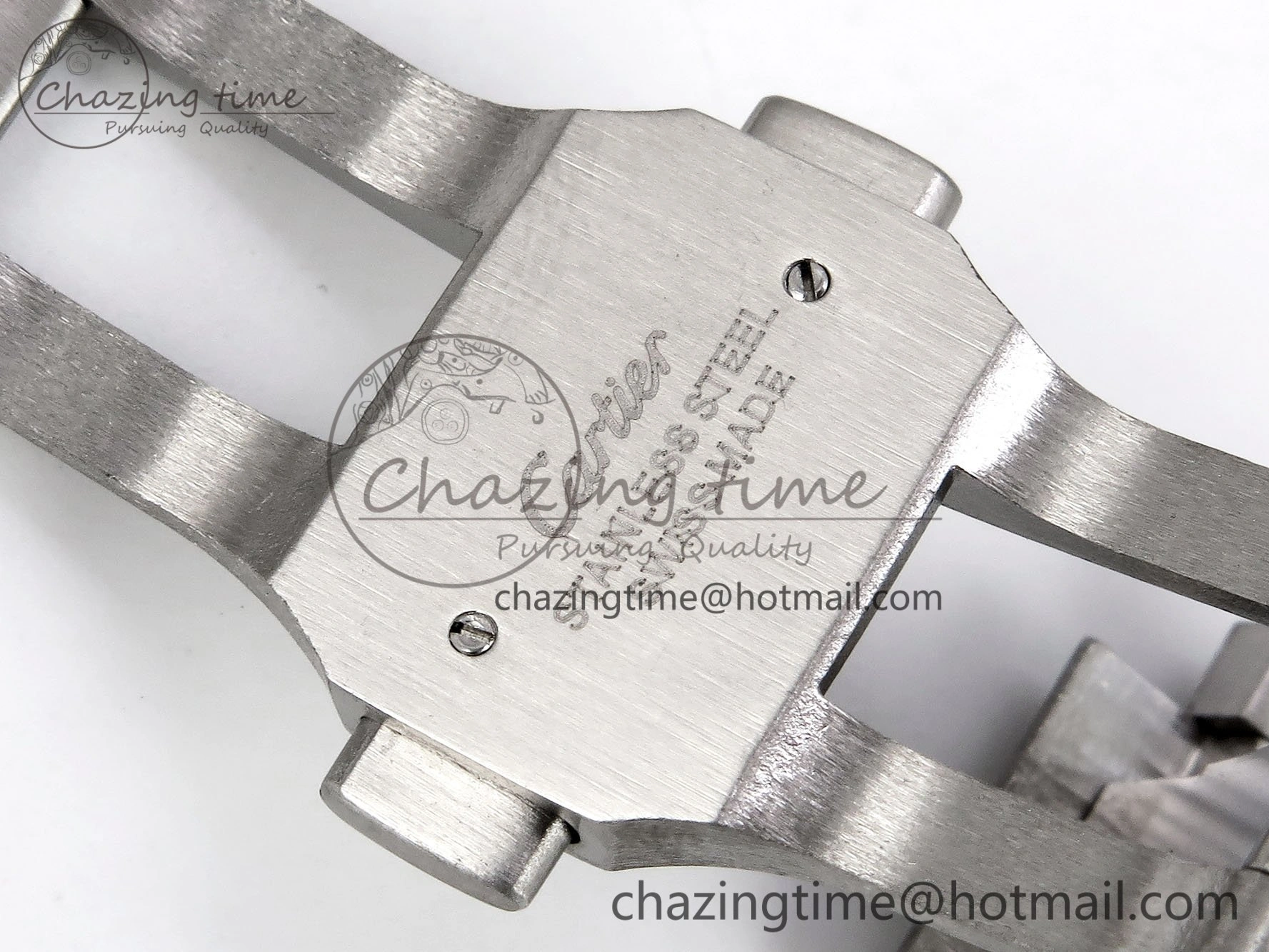 Santos De 40mm TWF 1:1 Best Edition RG Rainbow Dial 904L SS RG Case and Bracelet A2824
