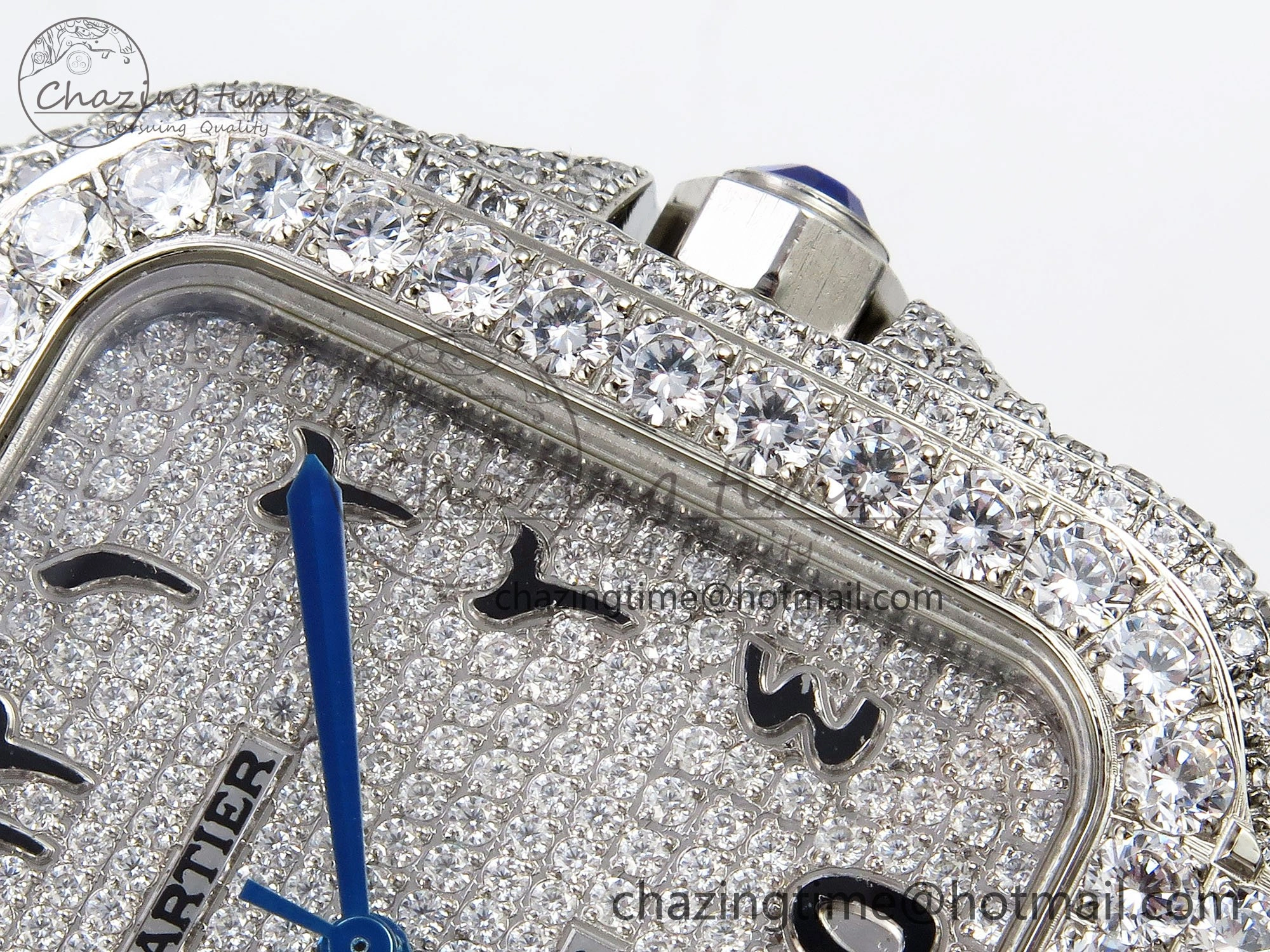Santos De 40mm TWF 1:1 Best Edition SS Dial 904L SS Case and Bracelet A2824