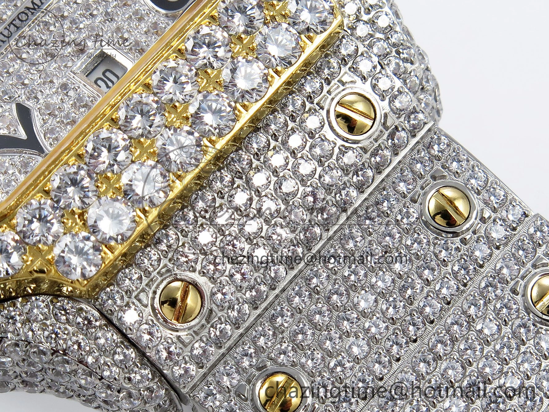 Santos De 40mm TWF 1:1 Best Edition SS Dial 904L SS YG Case and Bracelet A2824