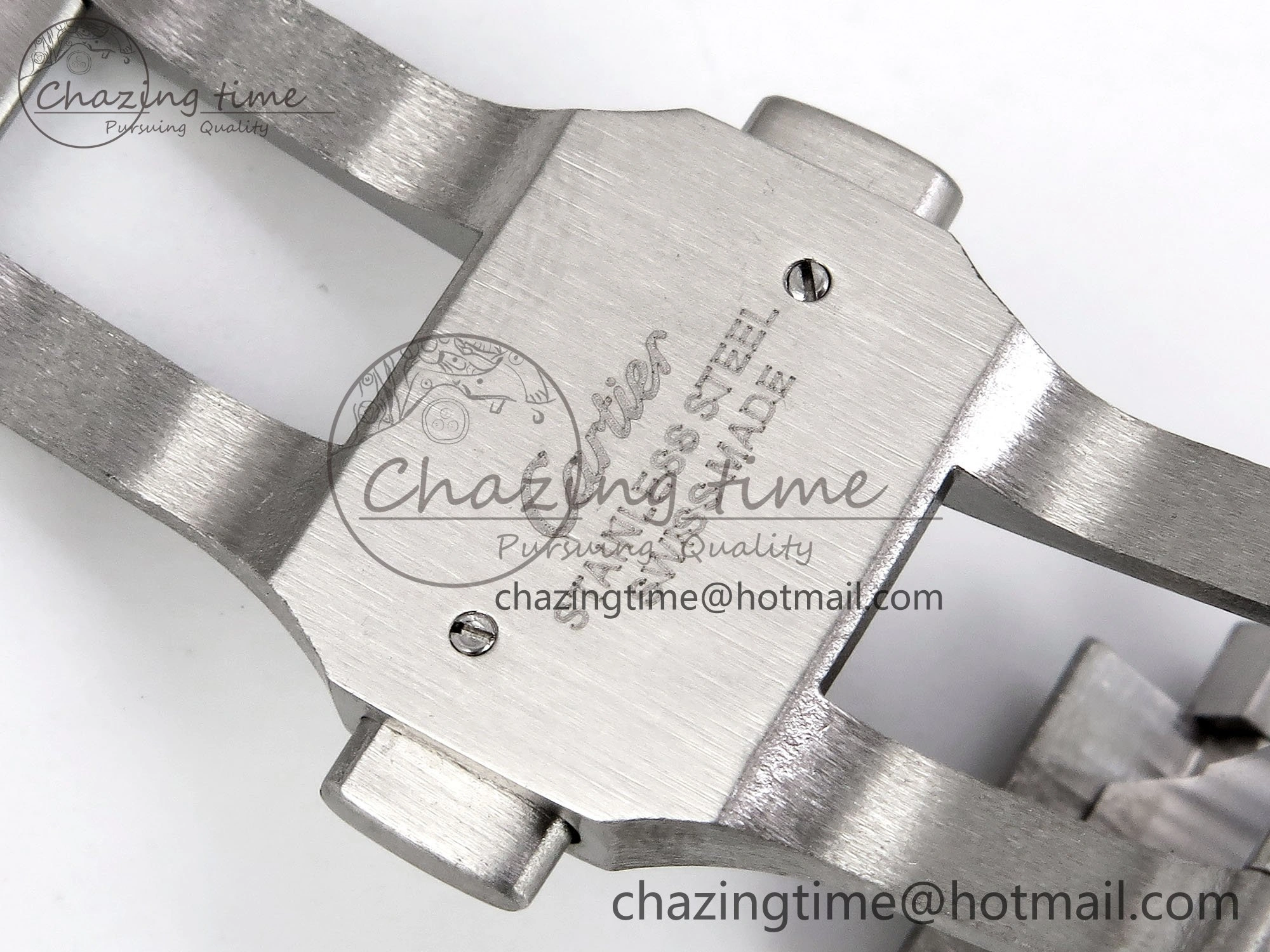 Santos De 40mm TWF 1:1 Best Edition SS Rainbow Dial 904L SS Case and Bracelet A2824