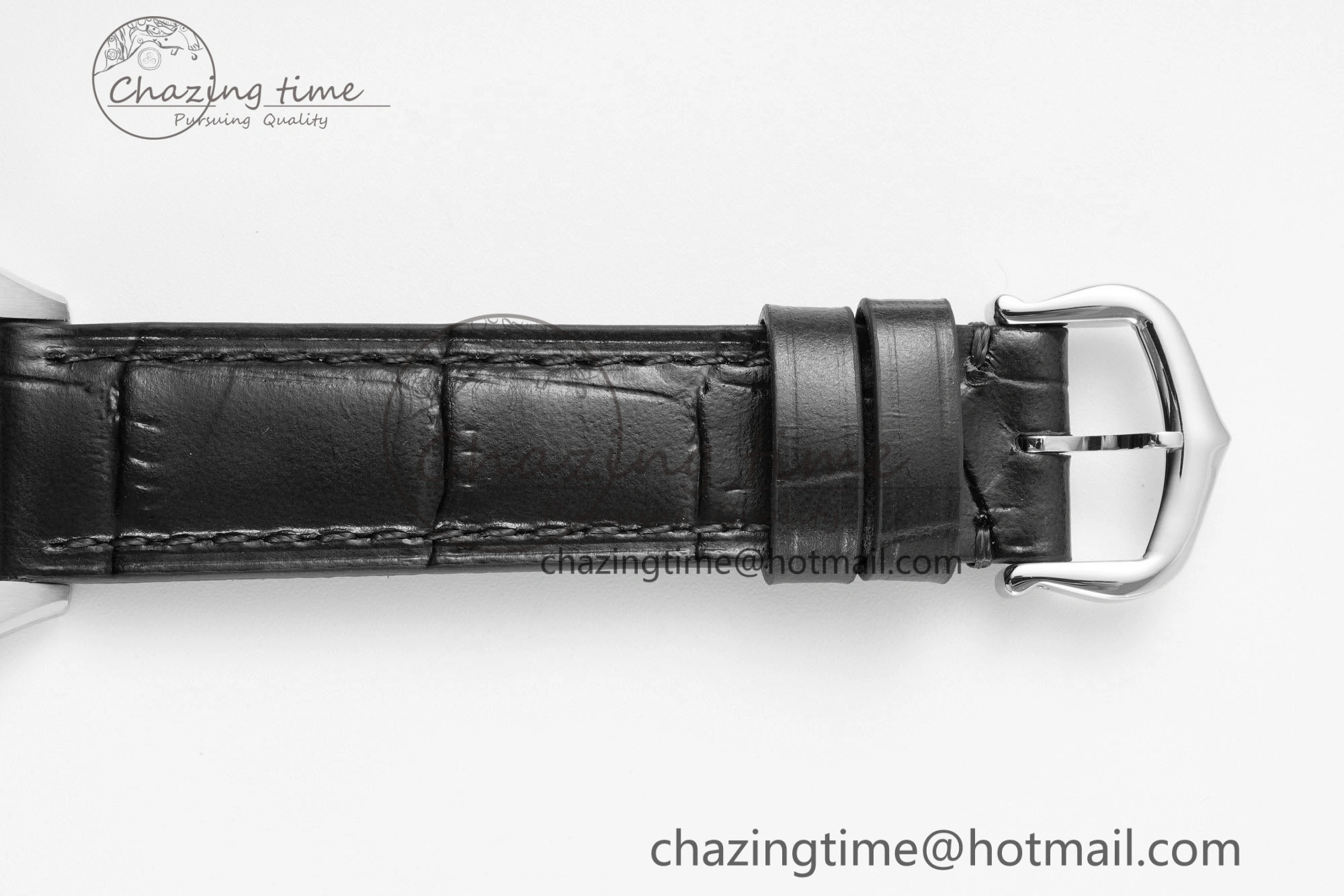 Santos Dumont 27.5mm IWSF Best Edition Silver Dial on Black Leather Strap Quartz