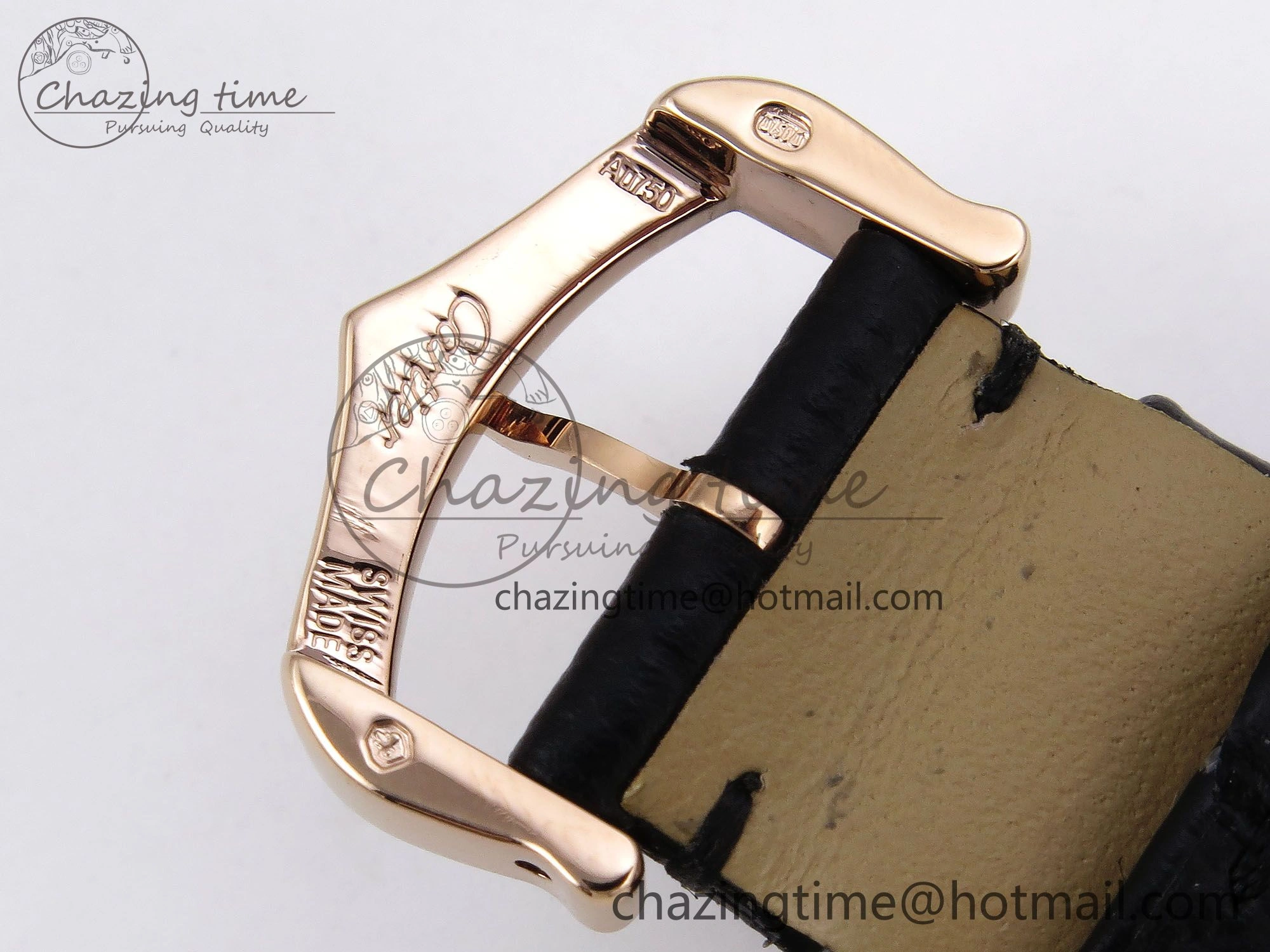 Santos Dumont 31.4mm RG AF 1:1 Best Edition Silver Dial Diamonds Bezel on Black Leather Strap A157