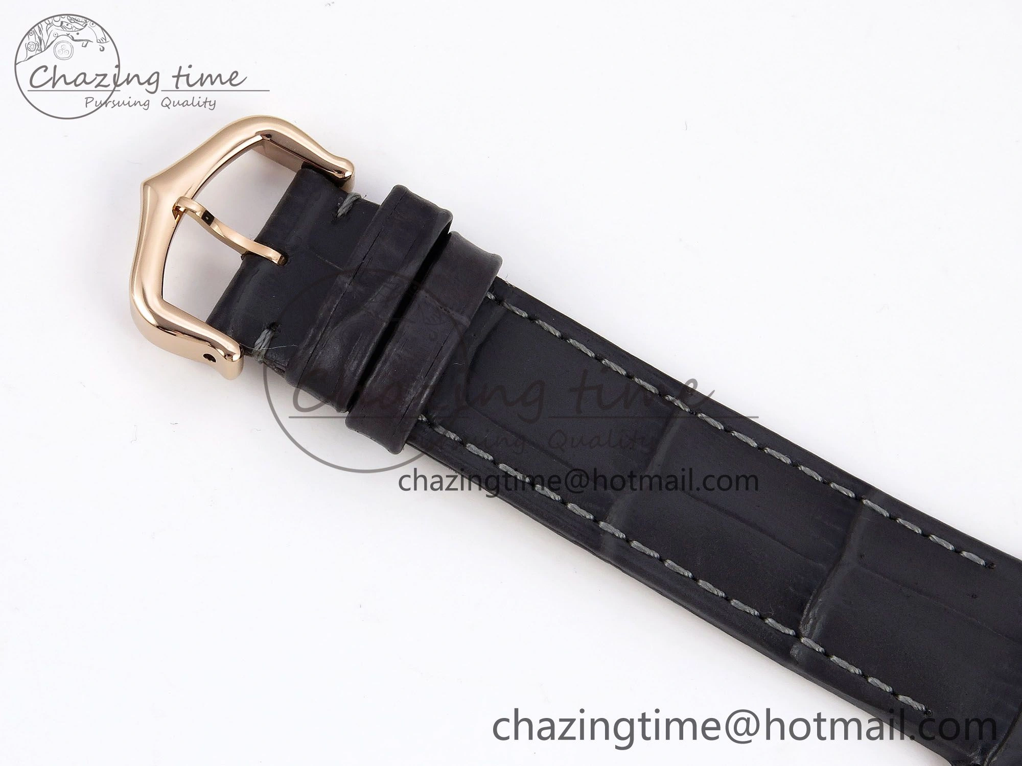Santos Dumont 31.4mm RG AF 1:1 Best Edition Silver Dial on Gray Croco Strap A157