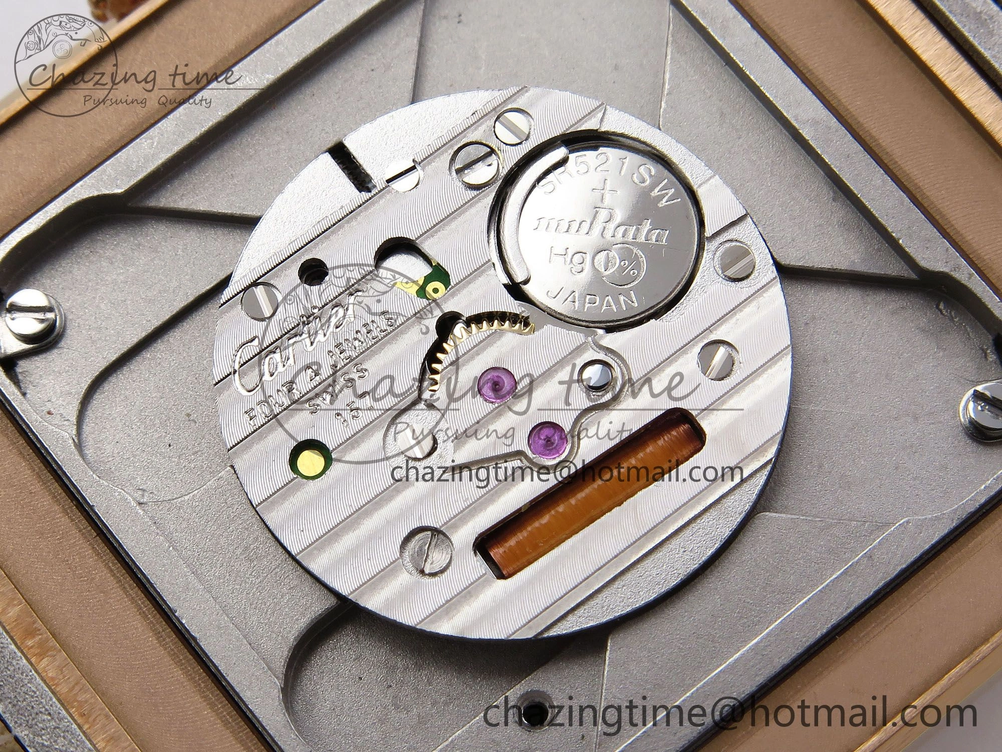 Santos Dumont 31.4mm RG AF 1:1 Best Edition Silver Dial on Red Fabric Strap A157