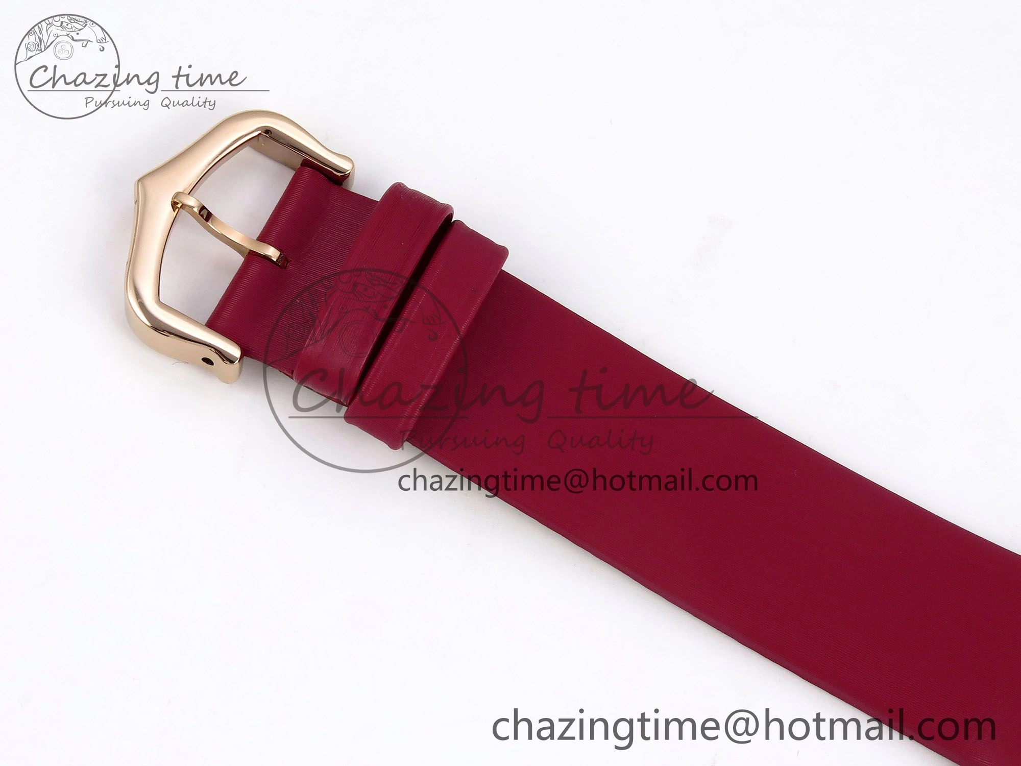 Santos Dumont 31.4mm RG AF 1:1 Best Edition Silver Dial on Red Fabric Strap A157