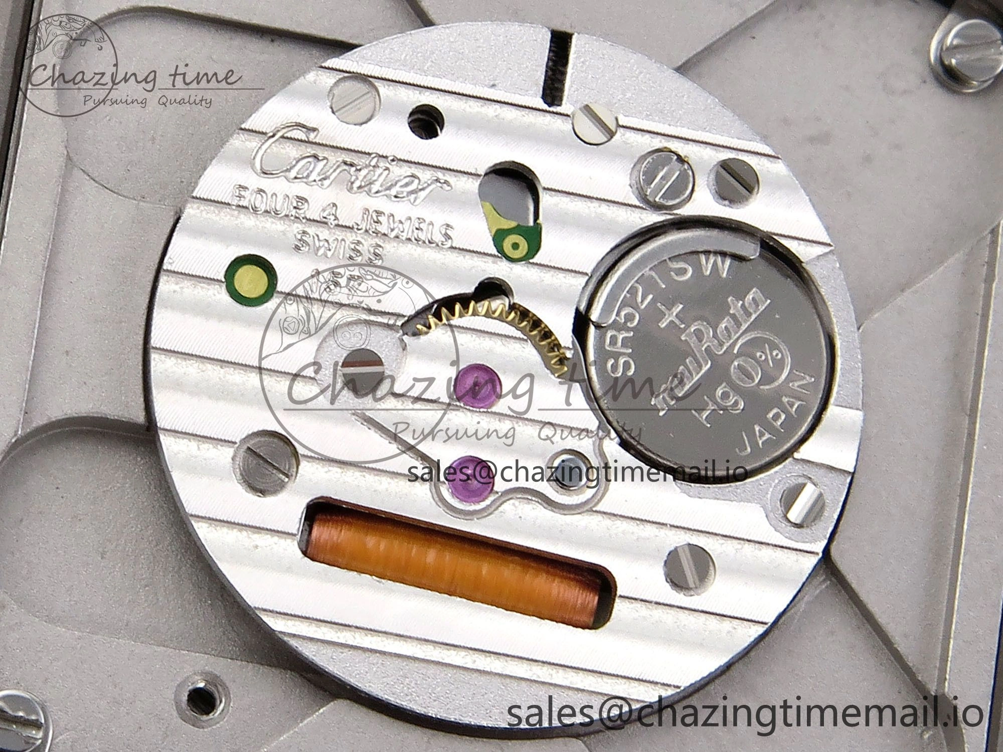 Santos Dumont 31.4mm SS RG AF 1:1 Best Edition Silver Dial on Red Fabric Strap A157