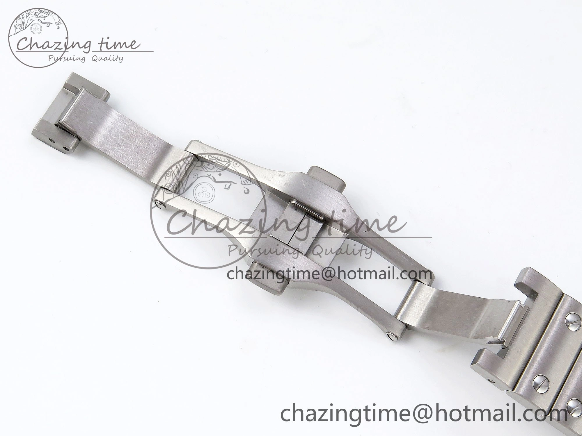 Santos de Cartier 35mm BVF 1:1 Best Edition Blue Dial on SS SmartLinks Bracelet MIYOTA 9015