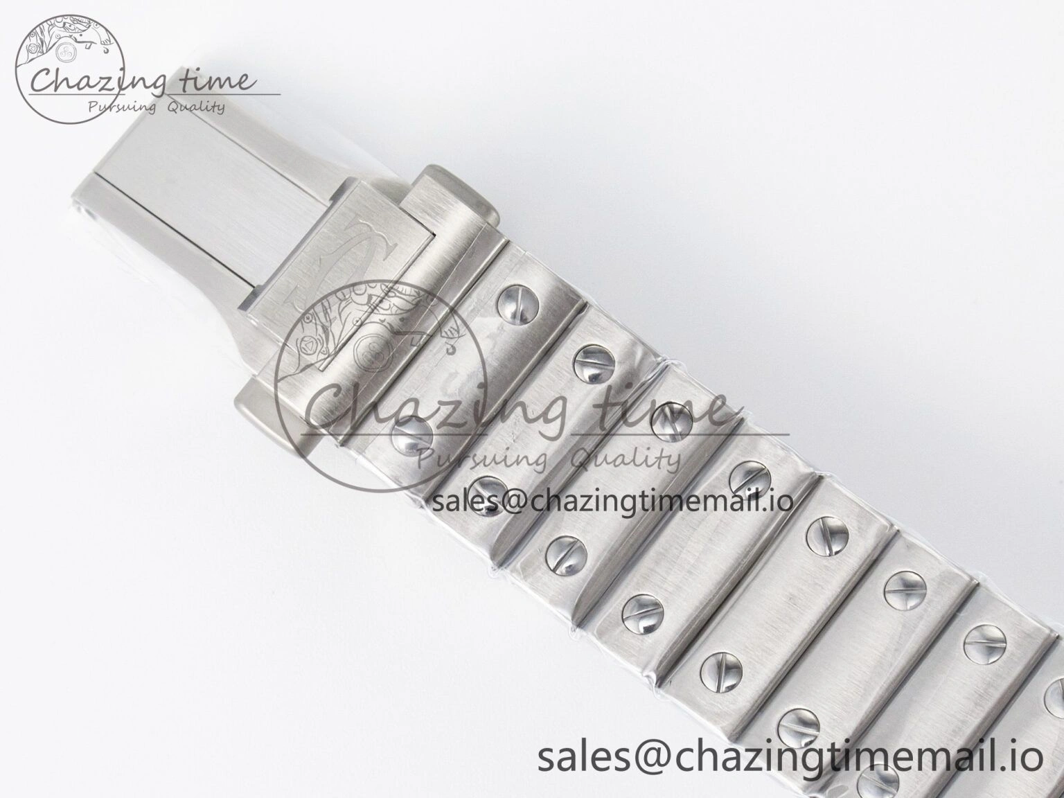 Santos de Cartier 35mm J12F 1:1 Best Edition White Dial on SS SmartLinks Bracelet MIYOTA 9015
