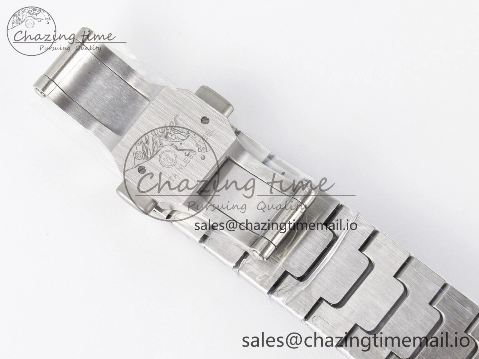 Santos de Cartier 35mm J12F 1:1 Best Edition White Dial on SS SmartLinks Bracelet MIYOTA 9015