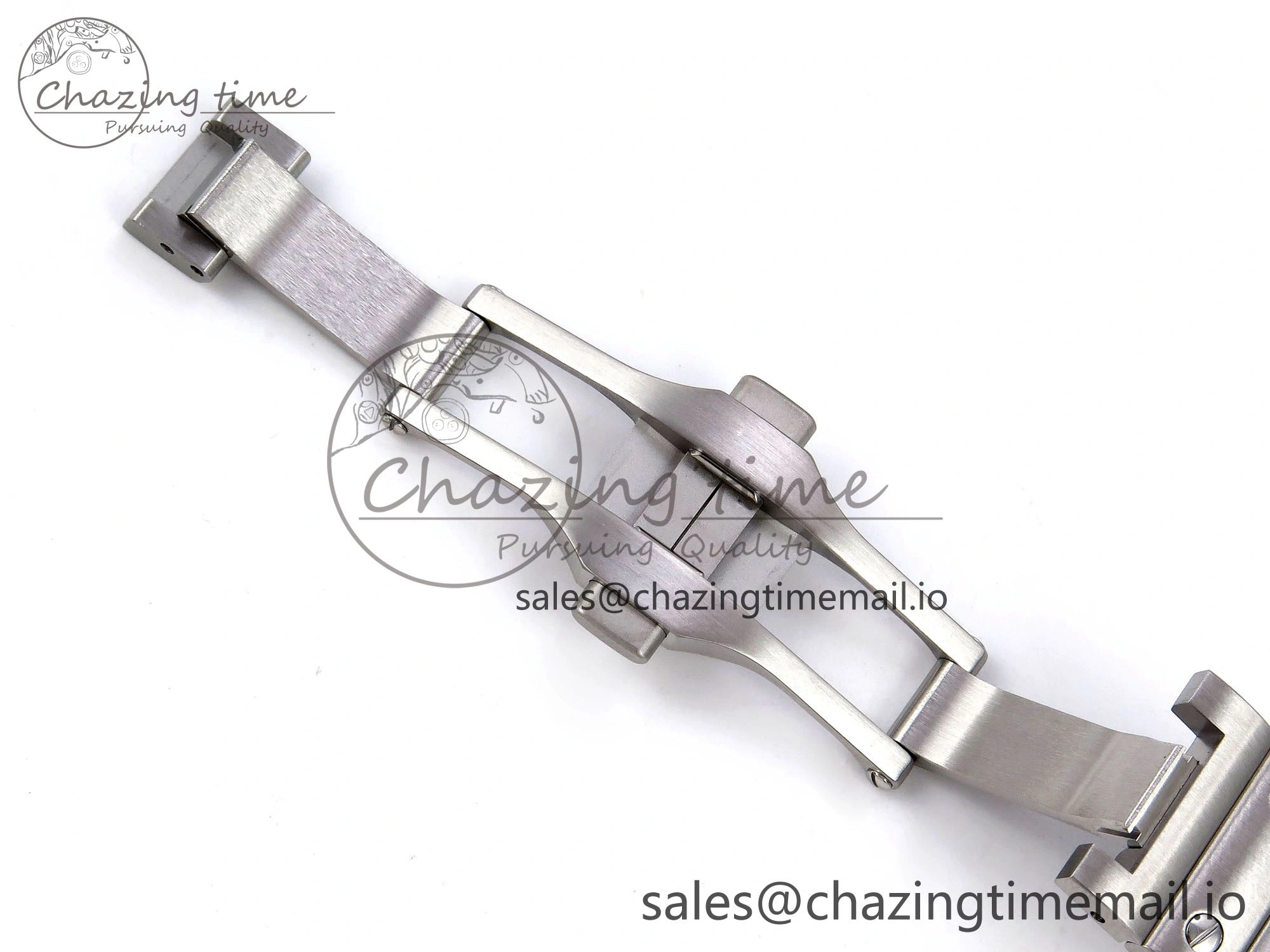 Santos de Cartier 35mm SS AF 1:1 Best Edition Green Dial on SS SmartLinks Bracelet MIYOTA 9015
