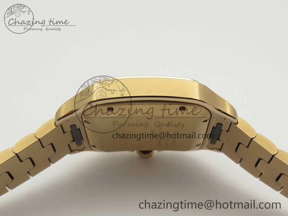Santos de Cartier 40mm 2018 BVF 1:1 Best Edition RG White Dial on RG SmartLinks Bracelet MIYOTA 9015
