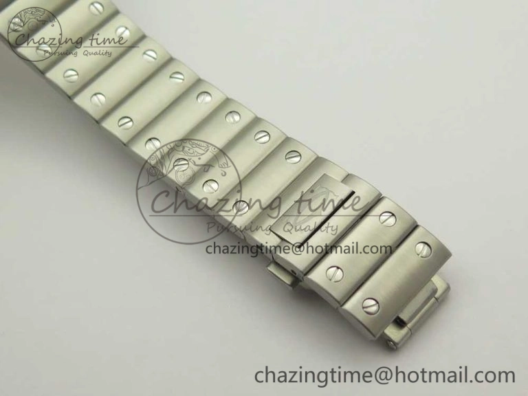 Santos de Cartier 40mm 2018 GF 1:1 Best Edition White Dial on SS SmartLinks Bracelet MIYOTA 9015 (Free Leather)