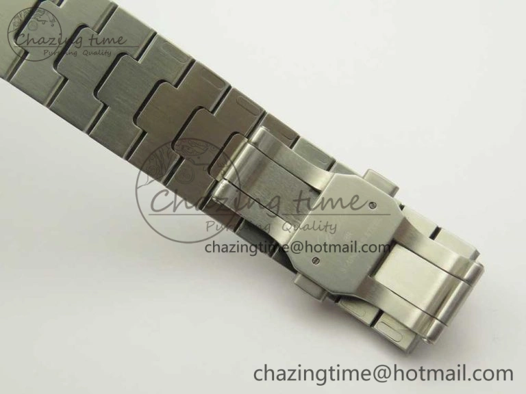 Santos de Cartier 40mm 2018 GF 1:1 Best Edition White Dial on SS SmartLinks Bracelet MIYOTA 9015 (Free Leather)