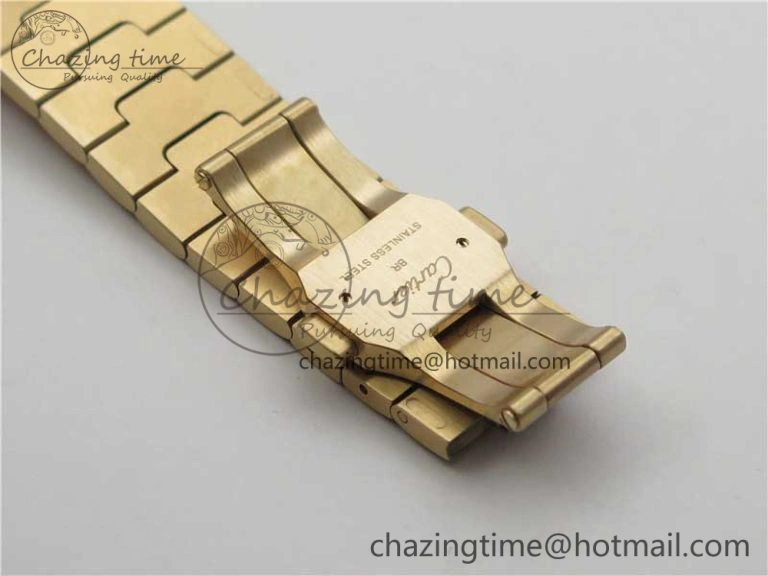 Santos de Cartier 40mm 2018 RG RXW 1:1 Best Edition White Dial on SmartLinks Bracelet MIYOTA 9015