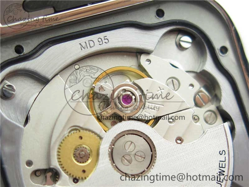 Santos de Cartier 40mm 2018 SS RG RXW 1:1 Best Edition White Dial on SS RG SmartLinks Bracelet MIYOTA 9015