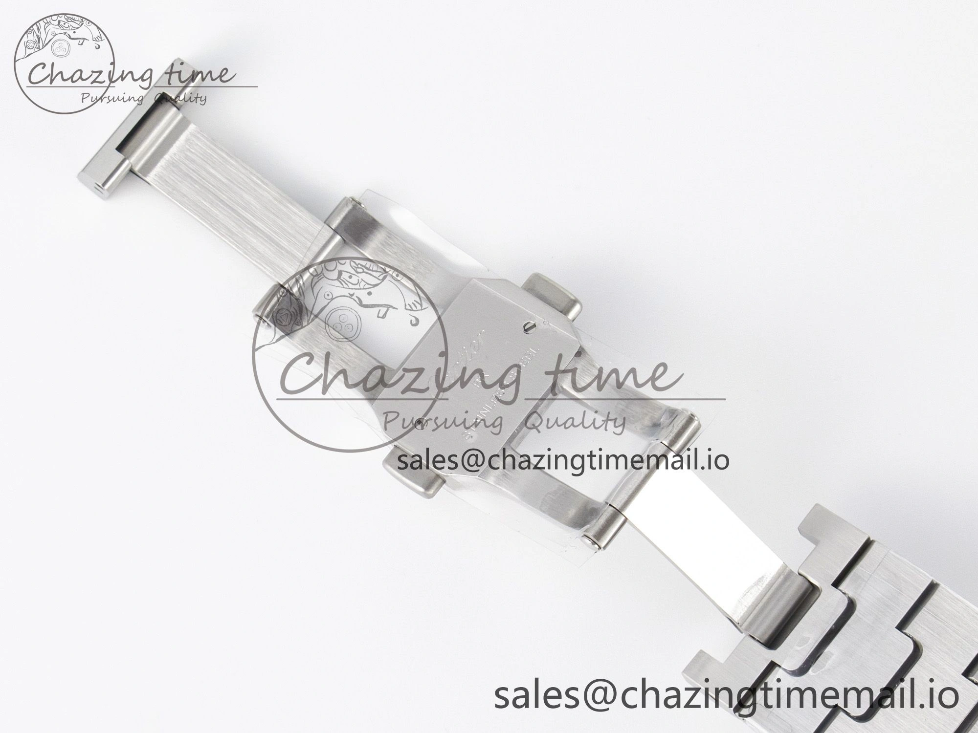 Santos de Cartier 40mm J12F 1:1 Best Edition Green Dial on SS SmartLinks Bracelet MIYOTA 9015