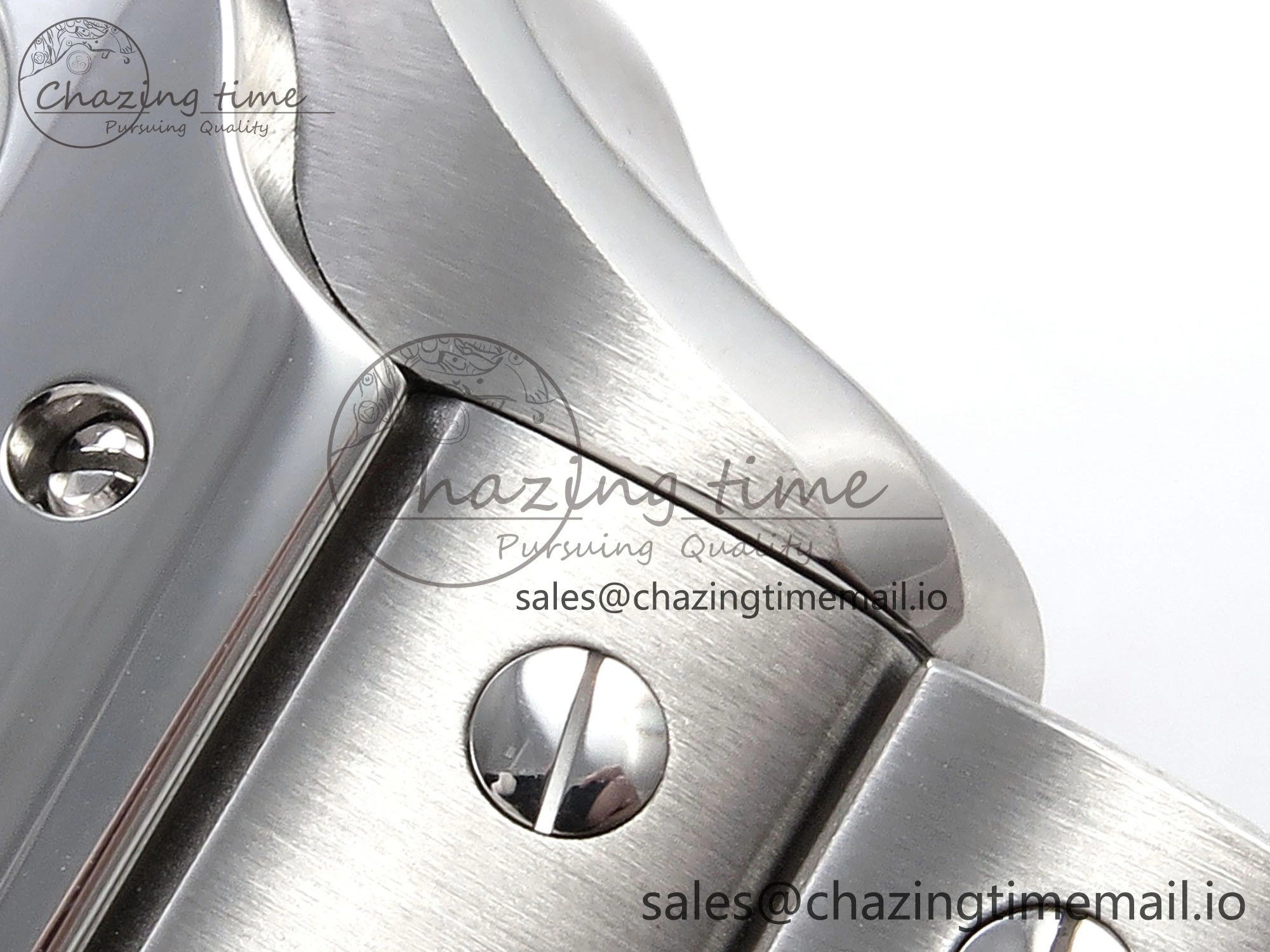 Santos de Cartier 40mm SS AF 1:1 Best Edition Gray Dial on SS SmartLinks Bracelet MIYOTA 9015