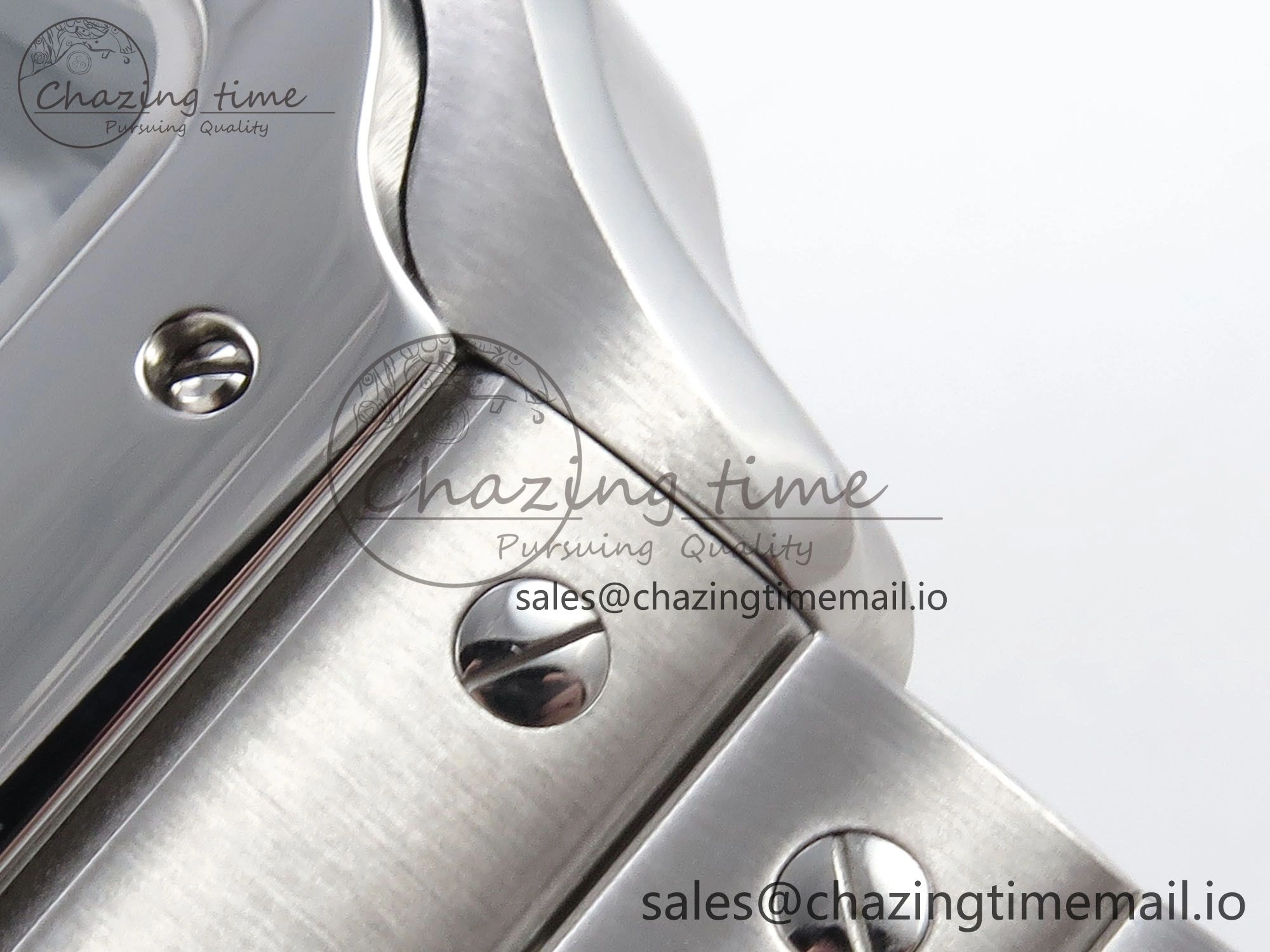 Santos de Cartier 40mm SS AF 1:1 Best Edition Green Dial on SS SmartLinks Bracelet MIYOTA 9015