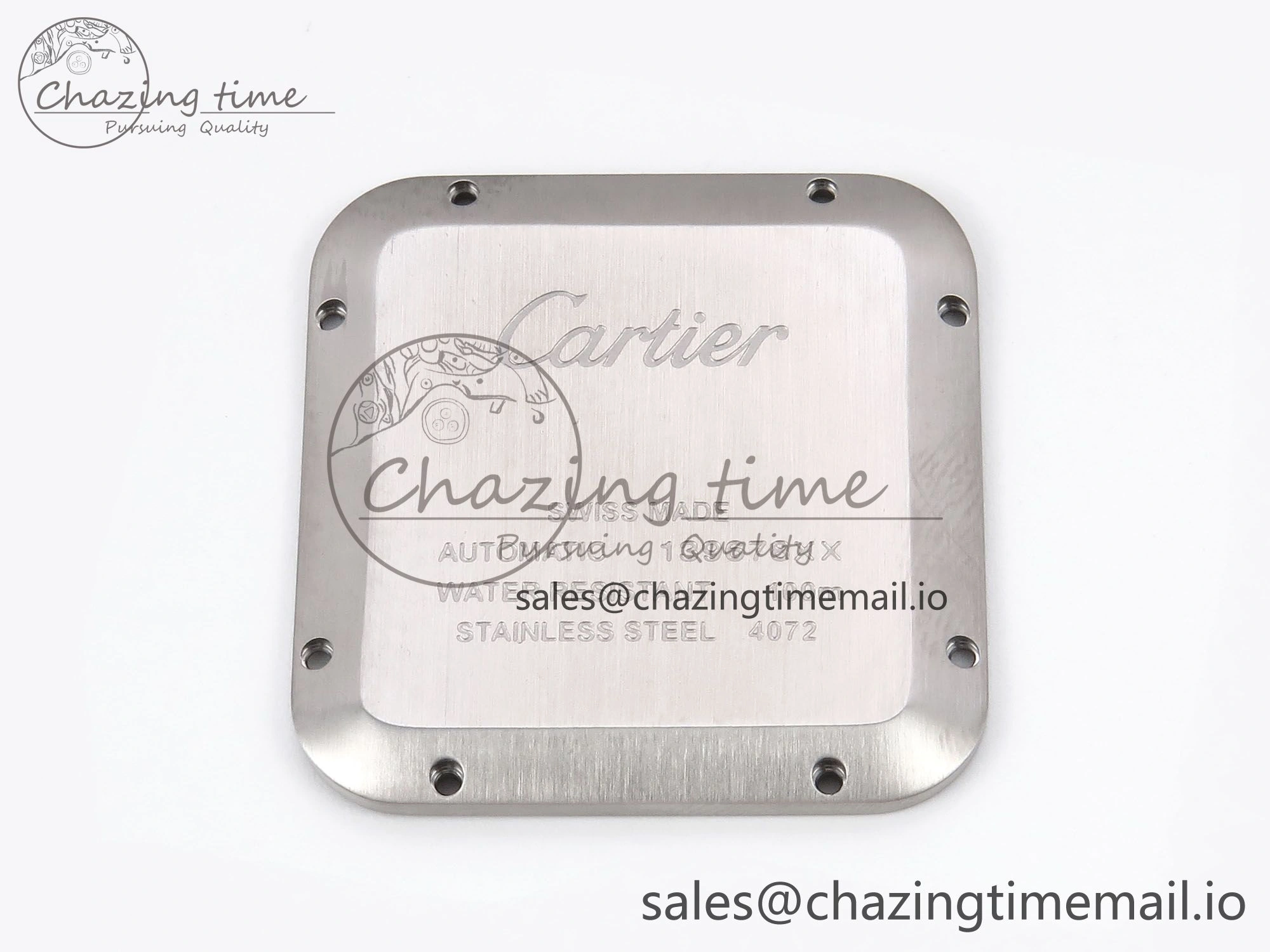 Santos de Cartier 40mm YG SS BVF 1:1 Best Edition Gray Dial on SS SmartLinks Bracelet MIYOTA 9015