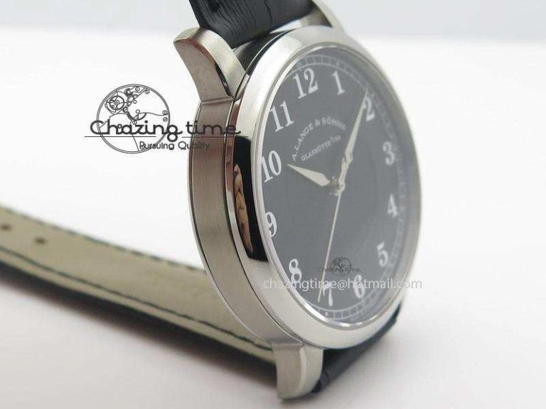 Sax-O-Mat MK Best Edition SS Black Dial On Black Leather Strap A88275